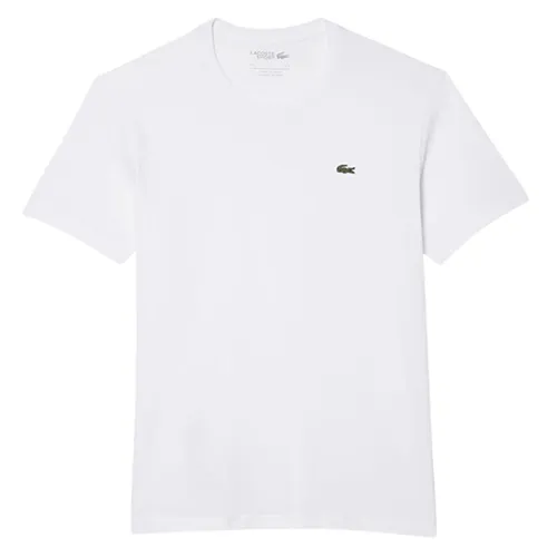 Áo Phông Nam Lacoste Ultra Dry Cotton Sport T-Shirt TH7618-001 Màu Trắng Size 3