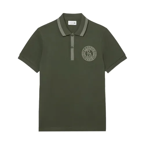 Áo Polo Nam Lacoste Regular Fit L.12.12 Petit Piqué Polo Shirt PH2527 - HCF Màu Xanh Lá Size 4