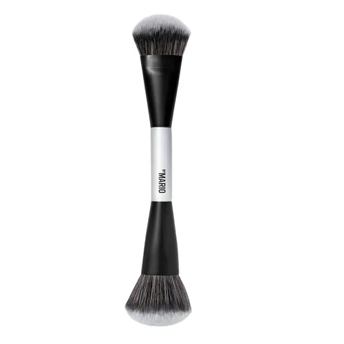 Cọ Trang Điểm Hai Đầu Nền Và Phấn Phủ Makeup By Mario F4 Dual-Ended Foundation And Face Brush Màu Đen
