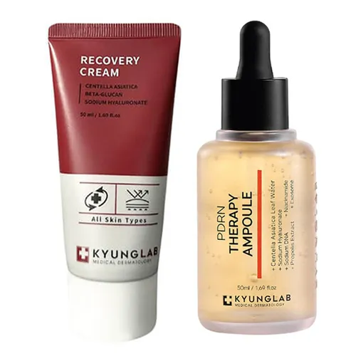 Combo Dưỡng Da Phục Hồi Kyung Lab Recovery Cream 50ml + Tinh Chất PDRN Therapy Ampoule 50ml
