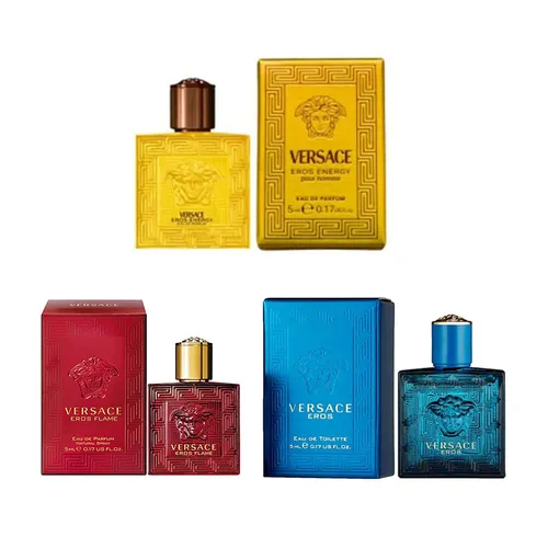 Combo Nước Hoa Nam Versace Eros Mini 3 Món (5ml x 3)