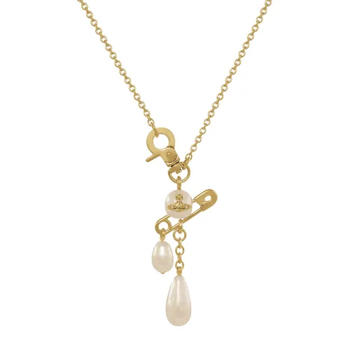 Dây Chuyền Vivienne Westwood Claude Small Necklace Màu Vàng Gold