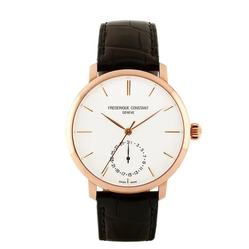 Đồng Hồ Nam Frederique Constant Manufacture Slimline FC-710V4S4 Màu Nâu/Trắng