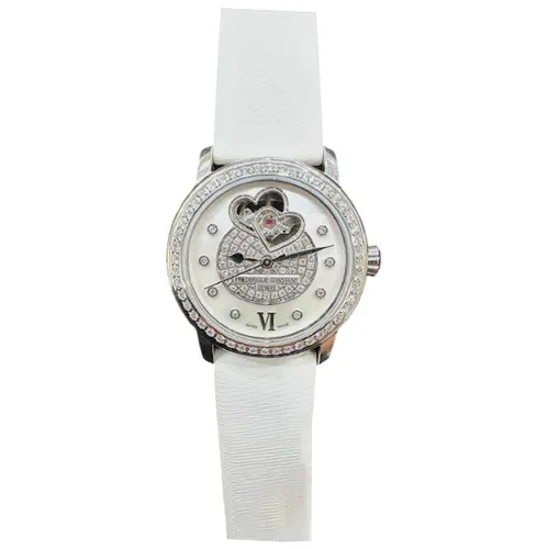 Đồng Hồ Nữ Frederique Constant Heart Beat Màu Trắng