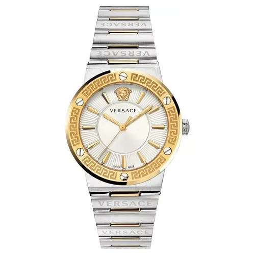 Đồng Hồ Versace Greca Logo Watch 38mm VEVH00620 Màu Bạc