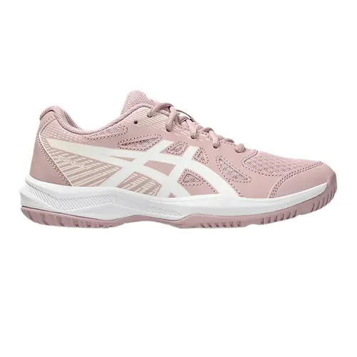 Giày Tennis/Pickleball Nữ Asics GS Upcourt 6 Morganite White 1074A045-702 Màu Hồng Size 37