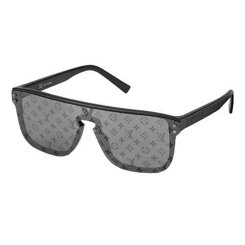 Kính Mát Louis Vuitton LV Black Plastic Square Frame Waimea Sunglasses Z1082 Màu Đen