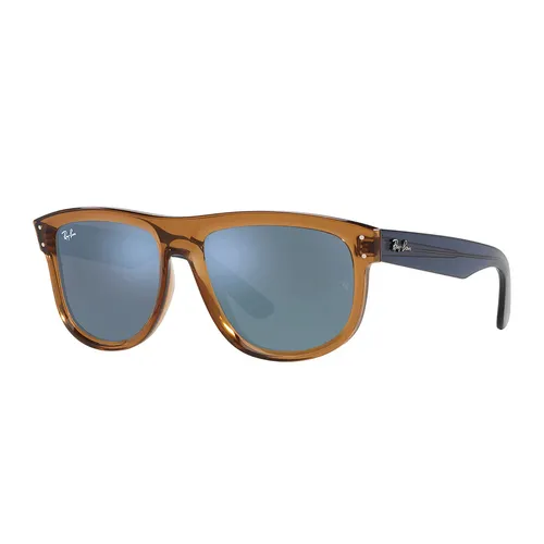 Kính Mát Rayban Boyfriend Reverse Sunglasses RBR0501S 6711GA 56-18 Màu Xanh/Nâu