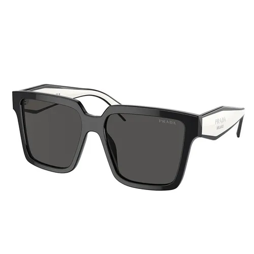 Kính Mát Unisex Prada Sunglasses PR24ZSF-1AB5S0 57 Màu Đen Trắng