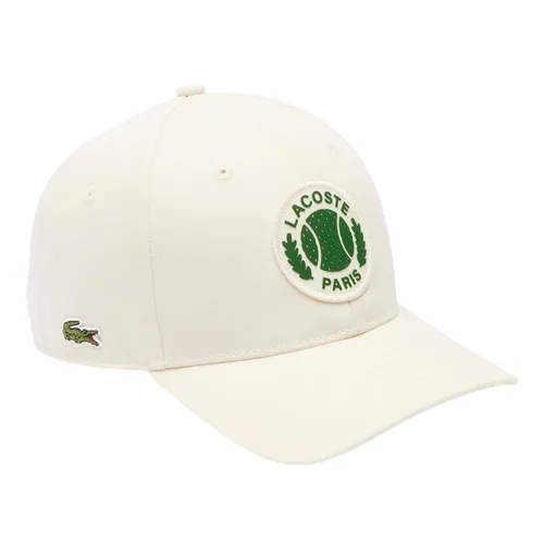 Mũ Lacoste Adjustable Twill Baseball Cap Cream RK9454-XFJ Màu Kem