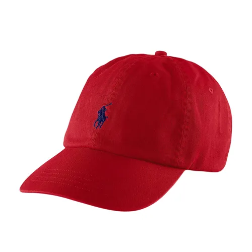Mũ Ralph Lauren Kid Baseball Cap 710814207 004 Red/Nvy Màu Đỏ