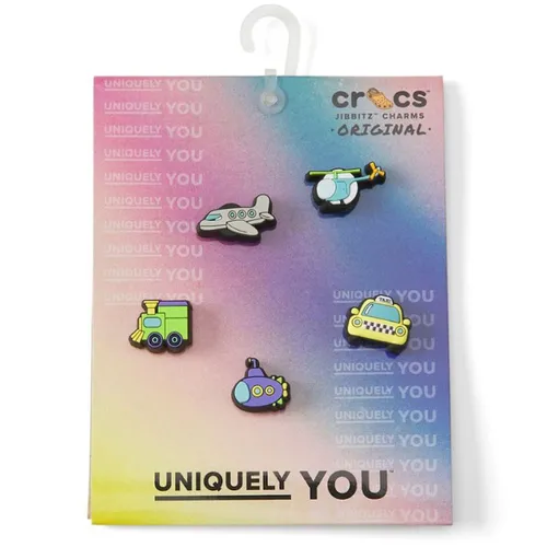 Set 2 Vỉ Charm Cho Dép Crocs Jibbitz Tiny Vehicles Phối Màu (10 Chiếc)