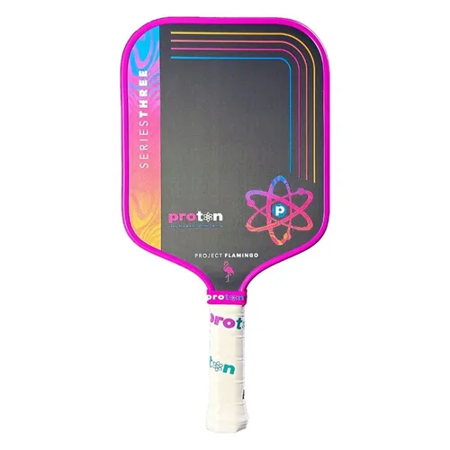 Vợt Pickleball Proton Flamingo 15mm Widebody Màu Hồng Đen