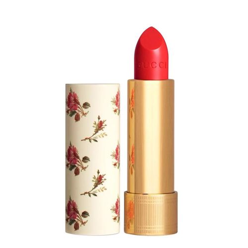 Son Gucci Rouge À Lèvres Satin Lipstick Màu 301 Mae Coral Màu Hồng Cam-1