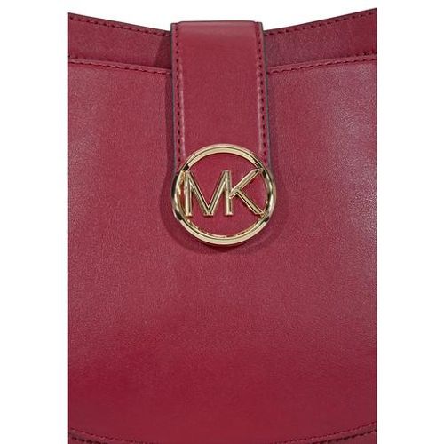 Túi Đeo Chéo Michael Kors MK Lillie Medium Leather Shoulder Bag- Maroon Màu Đỏ-2