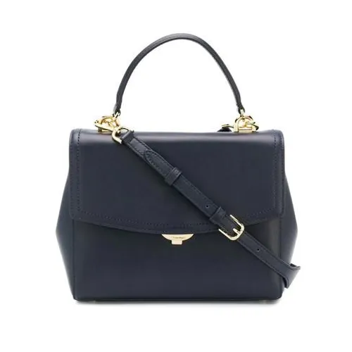 Túi Đeo Chéo Michael Kors MK Ava Medium Leather Satchel Màu Đen