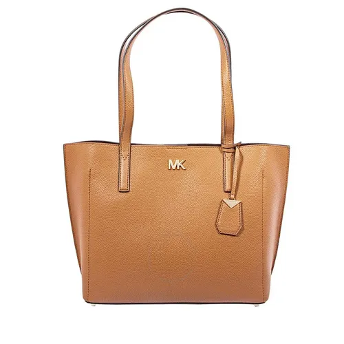 Túi Tote Michael Kors MK Ana Medium East/West Tote- Luggage  Màu Nâu