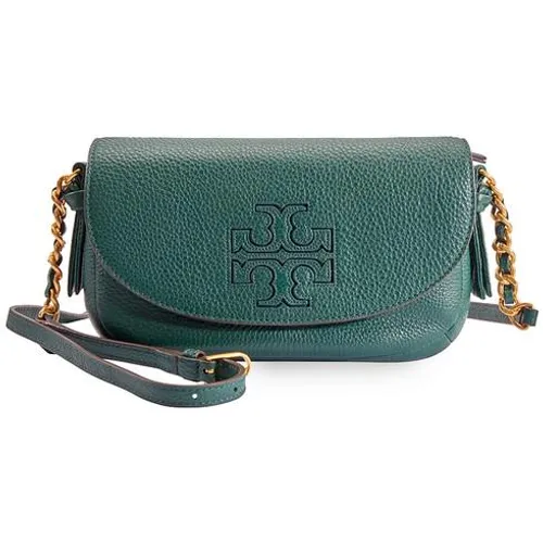 Túi Đeo Chéo Tory Burch Ladies Tb Harper Cross-Body Green Màu Xanh Lá Cây