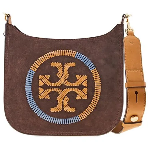 Túi Đeo Vai Tory Burch Ella Whipstitch Crossbody Bag- Brown Màu Nâu