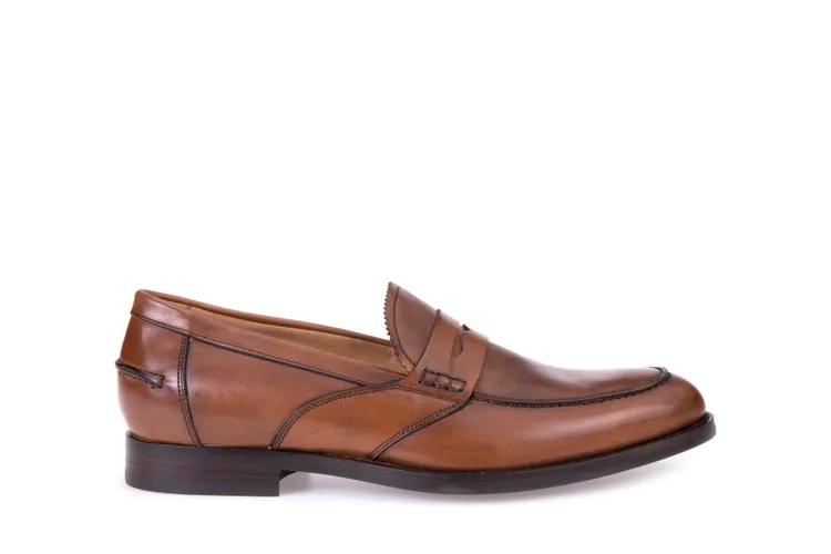 Giày Tây Geox U Hampstead A Màu Nâu Size 44