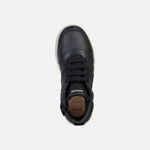 Giày Sneakers Bé Trai Geox J Perth B. C - Gbk+Suede Màu Đen Size 30-2