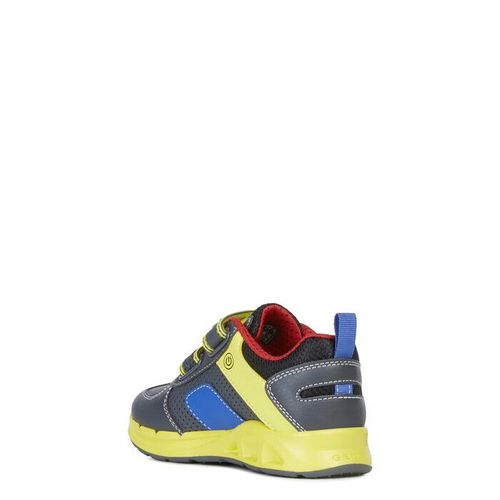 Giày Sneakers Bé Trai GEOX J Dakin B. A - Geobuck+Text Màu Xám Phối Xanh Lá Size 30-2