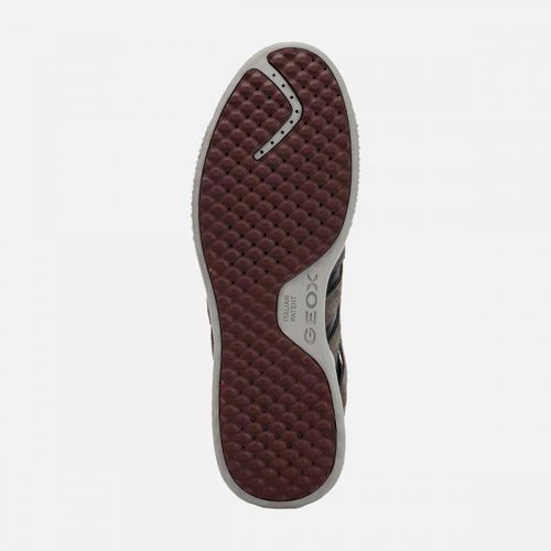 Giày Sneakers Nam Geox U Snake.2 A - Suede+Nylon Màu Xám Size 39-3