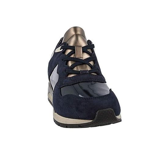 Sneakers Cao Gót Geox D SHAHIRA A SUEDE+TEXTILE Màu Xanh Navy Size 39-6