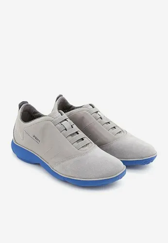 Sneakers Geox D NEBULA C TEXTILE+SUEDE Màu Xám Nhạt Size 35