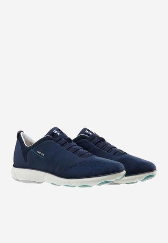 Sneakers Geox D NEBULA C TEXTILE+SUEDE Màu Xanh Navy Size 36