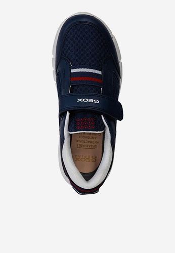 Giày Sneakers Bé Trai Geox J FLEXYPER B. B MESH+SMO.LEA Màu Xanh Navy Phối Trắng Size 38-3