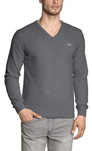 Áo Len Lacoste AH 3003 00 UWC Màu Xám Đậm Size FR2 | Vua Hàng Hiệu