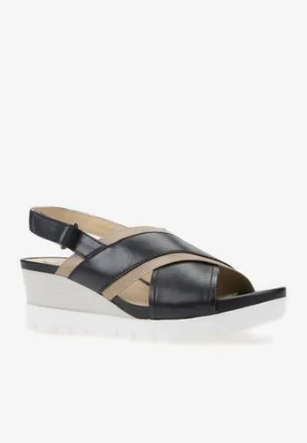 Sandals Đế Xuồng Geox D MARYKARMEN P.D Màu Đen Size 39