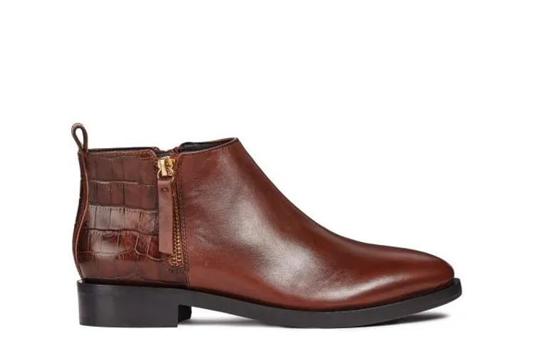 Boots Nữ Geox D Brogue F Màu Nâu Size 36