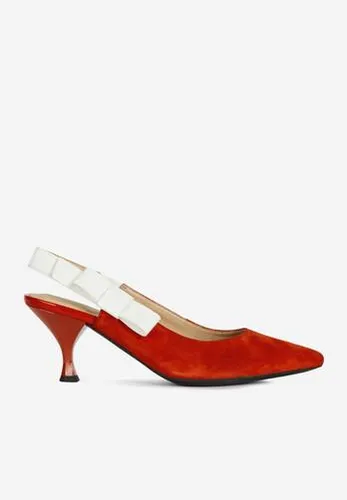 Giày Cao Gót Geox D Elisangel M.A 6cm Màu Đỏ Size 36