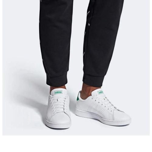 Giày Sneaker Adidas M Advantage F36424 Màu Trắng Gót Xanh Size 42-3