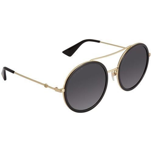 Kính Mát Gucci Grey Gradient Round Ladies Sunglasses GG0061S01956-2
