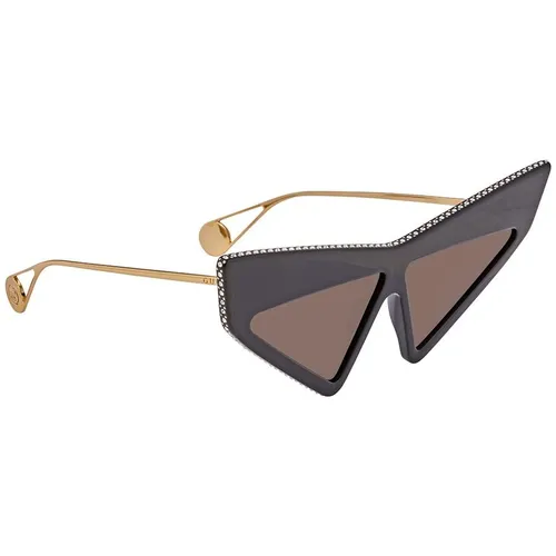 Kính Mát Gucci Brown Geometric Ladies Sunglasses GG0430S 002  display picture 2