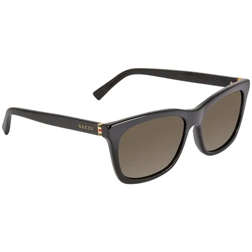 Kính Mát Gucci Brown Rectangular Men's Sunglasses GG0449S00156