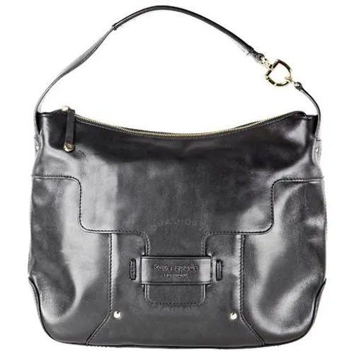 Túi xách Kate Spade - Túi Cầm Tay Kate Spade Kate Spade Black Patent Leather Bag Màu Đen - Vua Hàng Hiệu