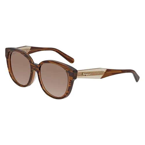 Kính Mát Salvatore Ferragamo Brown Lens Ladies Sunglasses