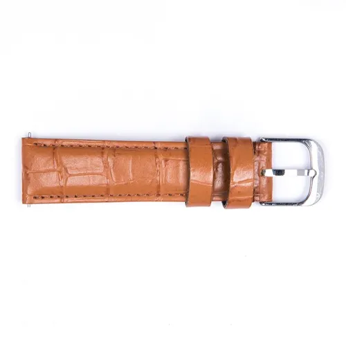 Đồng hồ Knot Dây da - Dây Da Crocodile Stamperd Strap Knot TD-16BRSV Màu Nâu - Vua Hàng Hiệu