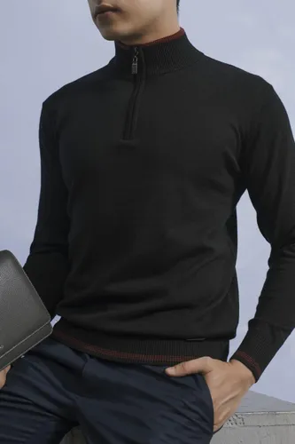 Áo Len Nam Giovanni UA006-BL Màu Đen Size 46