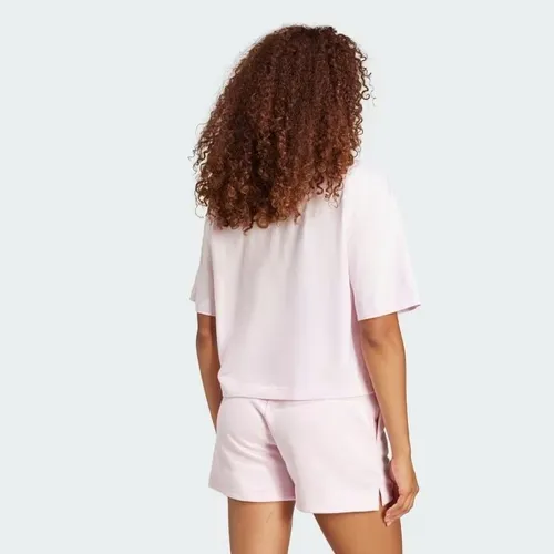 Áo Thun Nữ Boyfriend Logo Lớn Essentials JG8739-2XS