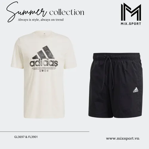 BỘ ĐỒ XUÂN HÈ NAM GRAPHIC LOGO COTTON