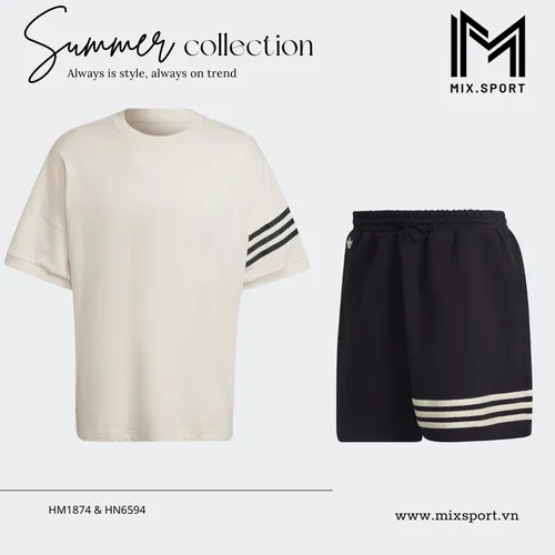 BỘ ĐỒ XUÂN HÈ NAM BA LÁ  NEUCLASSICS ADICOLOR