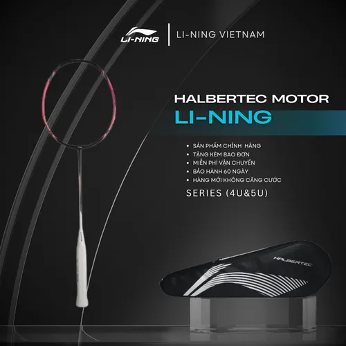 Vợt Cầu Lông Li-ning HALBERTEC MOTOR Pink AYPU075 P-AYPU075-4