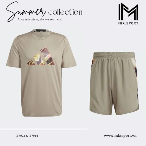 BỘ ĐỒ XUÂN HÈ NAM HIIT DESIGNED FOR MOVEMENT IB7923 & IB7914