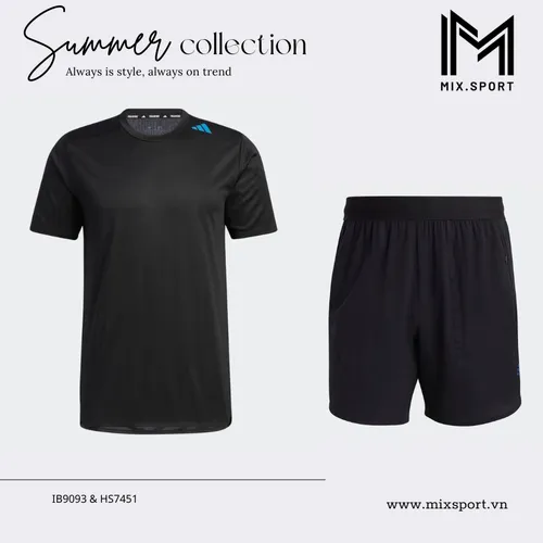 BỘ ĐỒ XUÂN HÈ NAM TẬP HIIT HEAT.RDY DESIGNED 4 TRAINING IB9093 & HS7451