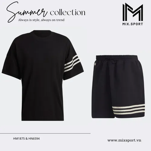 BỘ ĐỒ XUÂN HÈ NAM BA LÁ NEUCLASSICS ADICOLOR HM1875 & HN6594